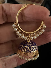 Load image into Gallery viewer, Hoops with jhoomar earrings 4250