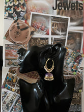Load image into Gallery viewer, Hoops with jhoomar earrings 4250
