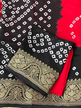 Load image into Gallery viewer, Semi Silk bandhani 1119