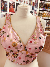 Load image into Gallery viewer, Saree blouse ( pink ) 1109