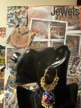 Load image into Gallery viewer, Jhoomar hoop earings 4254