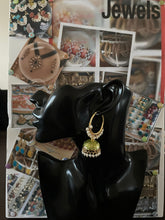 Load image into Gallery viewer, Jhoomar with hoops earrings 4253
