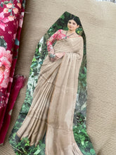 Load image into Gallery viewer, Plain saree 1067