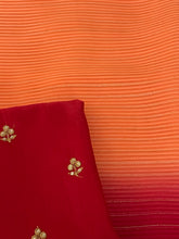 Load image into Gallery viewer, Georgette saree PN ( the shade of colour might be slightly different) 1029