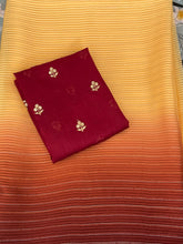Load image into Gallery viewer, Georgette saree PN shade of colour might be slightly different 1030