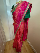 Load image into Gallery viewer, Bandhani saree bonanza 1049