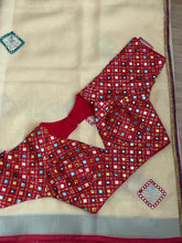 Load image into Gallery viewer, Linen saree 970