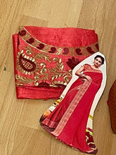 Load image into Gallery viewer, Semi Silk saree with border 1136