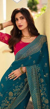 Load image into Gallery viewer, Party wear Georgette saree 945