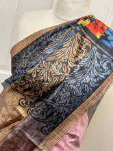 Load image into Gallery viewer, Art Silk saree 978
