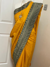 Load image into Gallery viewer, Semi Silk saree with border 1210