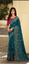 Load image into Gallery viewer, Party wear Georgette saree 945