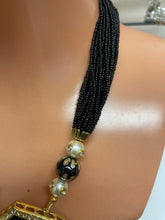 Load image into Gallery viewer, Black beaded set 1231