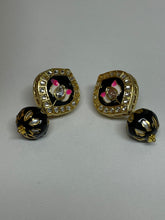 Load image into Gallery viewer, Black beaded set 1231