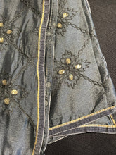 Load image into Gallery viewer, Silk duppatta 1487 (228x100cm) it is dark grey