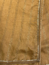 Load image into Gallery viewer, Silk duppatta 1486 (234x105cm)beige gold colour
