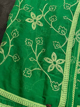 Load image into Gallery viewer, Chutney green chiffon duppatta 1495 (220x90cm) this is not bright green
