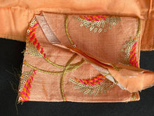 Load image into Gallery viewer, Saree blouse ( peach colour) 1505