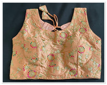 Load image into Gallery viewer, Saree blouse 1509 ( peach colour )