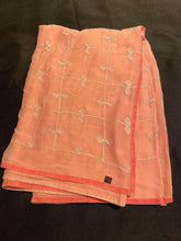 Load image into Gallery viewer, Light pink chiffon duppatta 1492 (230x95cm)