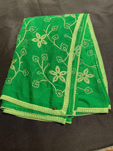 Load image into Gallery viewer, Chutney green chiffon duppatta 1495 (220x90cm) this is not bright green