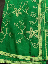 Load image into Gallery viewer, Chutney green chiffon duppatta 1495 (220x90cm) this is not bright green