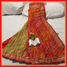 Load image into Gallery viewer, Bandhani print saree 4000