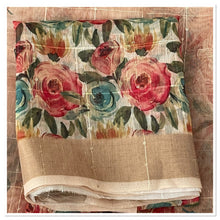 Load image into Gallery viewer, Cotton /linen saree 1595