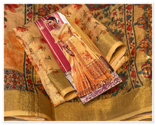 Load image into Gallery viewer, Cotton/linen saree 1593