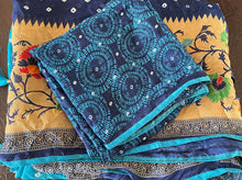 Load image into Gallery viewer, Georgette silk saree 1819