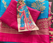 Load image into Gallery viewer, Cotton silk saree 1856