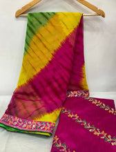 Load image into Gallery viewer, Lariya print saree 4003