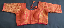 Load image into Gallery viewer, Saree blouse  1877 deep red ( not orange colour )