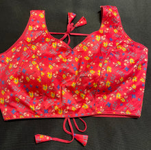 Load image into Gallery viewer, Saree blouse this is bright pink not red 1798