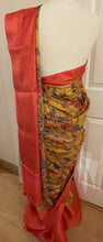 Load image into Gallery viewer, Linen silk saree 1810