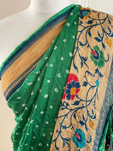 Load image into Gallery viewer, Georgette silk saree 1821