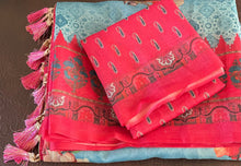 Load image into Gallery viewer, Soft mixed Cotton saree 1840