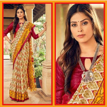 Load image into Gallery viewer, Cotton silk saree 1851