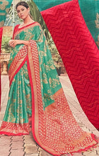 Load image into Gallery viewer, Cotton silk saree 1857