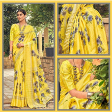 Load image into Gallery viewer, Cotton silk saree 1855