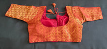 Load image into Gallery viewer, Saree blouse  1877 deep red ( not orange colour )