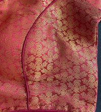 Load image into Gallery viewer, Saree blouse  1877 deep red ( not orange colour )