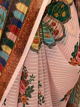 Load image into Gallery viewer, Sabyasachi inspired saree ( light pink ) 1742