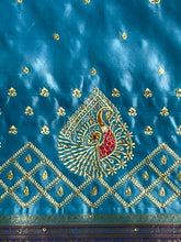 Load image into Gallery viewer, Two tone semi  silk saree 1949