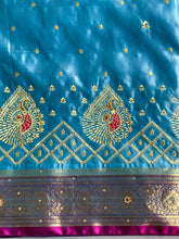 Load image into Gallery viewer, Two tone semi  silk saree 1949