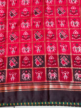 Load image into Gallery viewer, Patola print cotton saree 1962