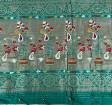 Load image into Gallery viewer, Patola print semi silk saree 1966