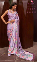 Load image into Gallery viewer, Satin crepe saree 1991