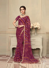 Load image into Gallery viewer, Georgette chiffon bandhni 1997