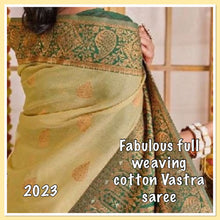 Load image into Gallery viewer, Cotton vastra saree 2023